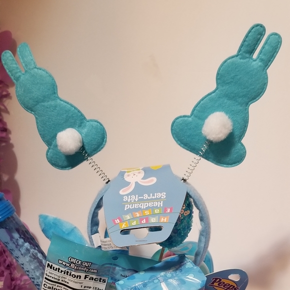 Blue Peeps theme Easter Gift Basket New - Picture 5 of 8